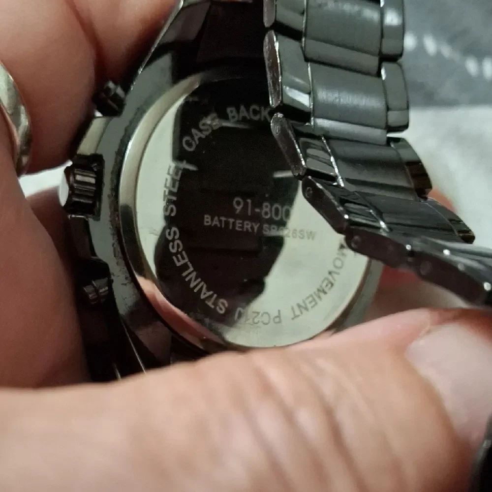 Silver Chronograph Men's Watch
